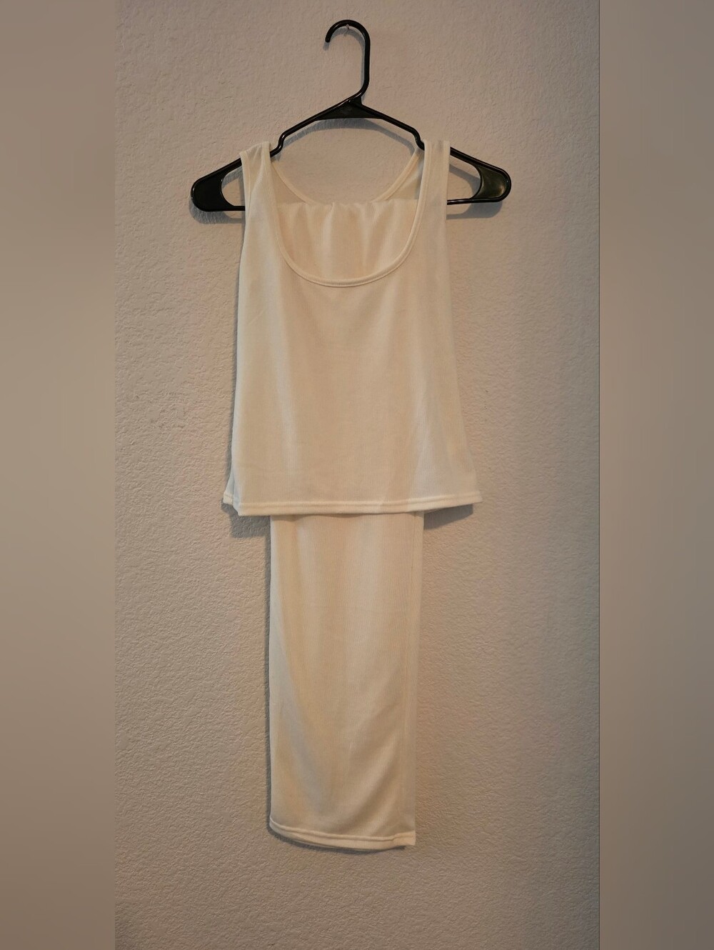 Women’s Cream Sleep Tank and Pant Set